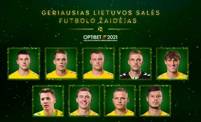 2021-ųjų Optibet Lietuvos futbolo apdovanojimai. Geriausias metų salės futbolo žaidėjas