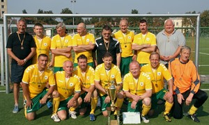 Senjorų (50+) mažojo futbolo pirmenybes laimėjo „Seimo“ komanda
