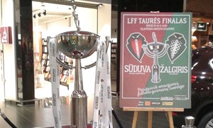 LFF taurė pas Klaipėdos merą atkeliavo lyg žvaigždė