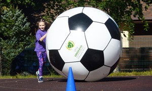 Kačerginės vaikams - įvairios futbolo rungtys