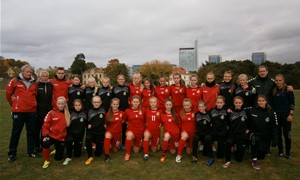Merginų U-16 rinktinė pergale pabaigė stovyklą Vilniuje
