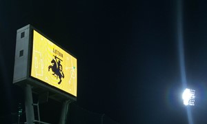 LFF stadione nušvis naujas LED ekranas