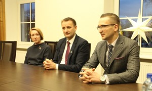 LFF prezidentas Šiauliuose lankėsi savivaldybėje ir kitose įstaigose