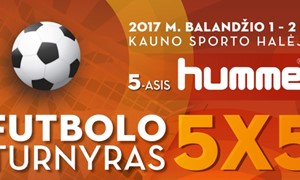 Skelbiama registracija į Hummel Futsal 5x5 turnyrą Kaune