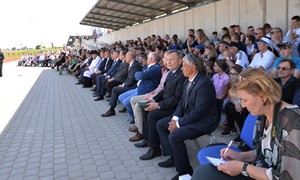 Molėtuose atidarytas rekonstruotas miesto stadionas
