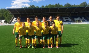 U-19 rinktinė Baltijos taurėje startavo lygiosiomis