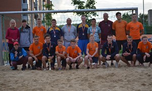 Gargžduose vyko paplūdimio futbolo turnyras