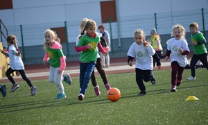 Gargžduose – darželinukų futbolo šventė