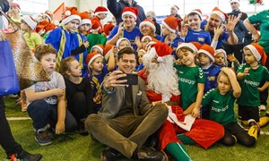 Nuotaikingos „Futboliuko Kalėdos“ aplankė ir Kauną