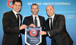 Pavasarį Lietuvoje lankysis naujasis UEFA prezidentas A. Čeferinas