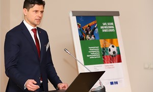 LFF vadovai dalyvavo seminare dėl integruoto požiūrio į sporto renginių saugumą