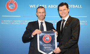 Lietuvoje kitą savaitę lankysis UEFA prezidentas