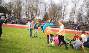 Marijampolėje 200 moksleivių subūrė WU17 čempionato futbolo festivalis
