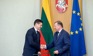 LFF ir LR Vyriausybė pasirašė susitarimą