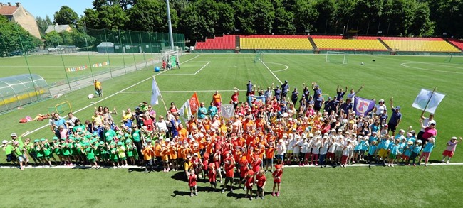 Futbolo festivalis LFF stadione įtraukė per 300 dalyvių