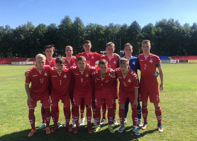 U-19 rinktinė Baltijos taurėje finišavo įspūdinga pergale