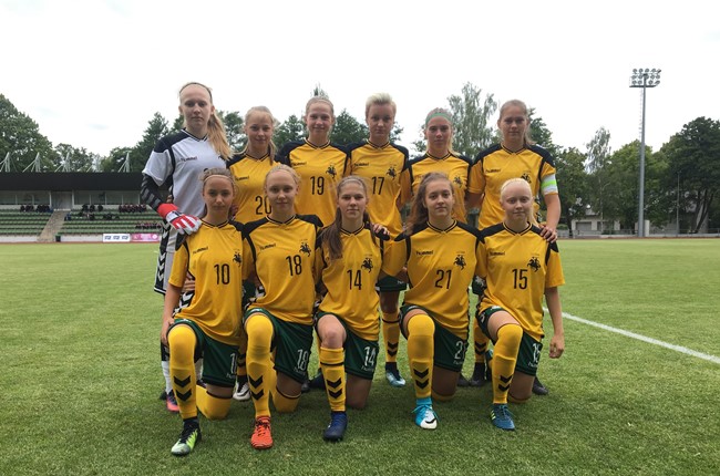 WU17 rinktinė startavo pergale Baltijos taurės turnyre