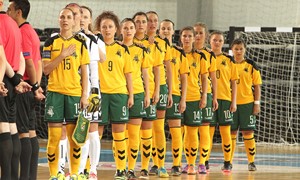 Varžovės Europos moterų futsal čempionato atrankoje paaiškės vasario 13-ąją