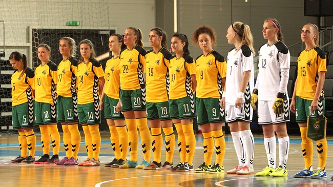 Lietuvos futsal moterų rinktinė – dvidešimta Europoje
