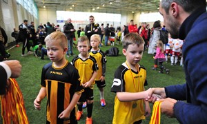 64 vaikų futbolo komandos šėlo manieže Kaune