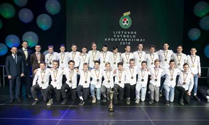 SHARP Elitinės jaunių lygos laureatai apdovanoti LFF Bendruomenės šventėje