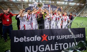 „Sūduva“ apgynė „Betsafe LFF Supertaurės“ trofėjų