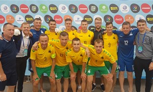 Į paplūdimio futbolą žengęs M.Malinauskas: „Į Europos čempionatą vyksime ne patirties, o rezultatų“