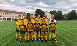 UEFA turnyre - pirmoji U-15 rinktinės pergalė