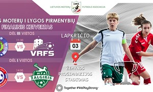 Sekmadienį Panevėžyje vyks LMFA I lygos finalinis ketvertas