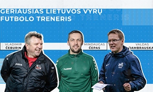 Geriausi Lietuvos vyrų futbolo treneriai iš arti: įsimintiniausios rungtynės, rytiniai ritualai ir nepamirštamos datos