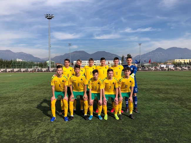 Vaikinų U-17 rinktinė pergalingai pradėjo UEFA „Development“ turnyrą