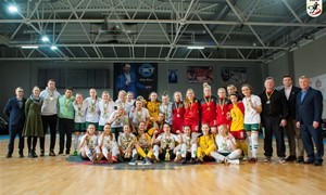 Lietuvos futsalo čempionių titulą iškovojo Vilniaus žalgirietės