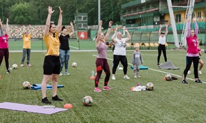 LFF stadione vyks moterų fitneso treniruotė su futbolo elementais