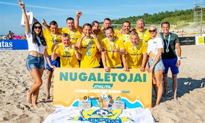 „Stiklita“ paplūdimio futbolo LFF taurės laimėtojas – Kauno „Aleksotas“