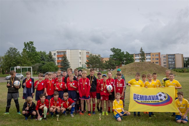FK „Dembava“ organizavo stovyklą vaikams
