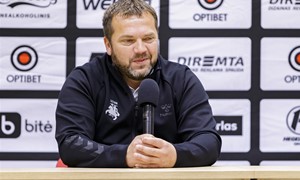 D. Vencevičius džiaugėsi U-21 žaidėjų debiutais nacionalinėje rinktinėje ir rytoj tikisi pergalės