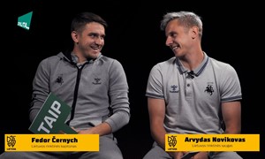 A. Novikovas ir F. Černych sužaidė žaidimą „Yra buvę, nėra buvę“