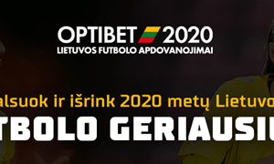 Išrinkite geriausius: startavo Optibet Lietuvos futbolo apdovanojimų pirmasis etapas