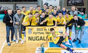 „Kauno Žalgiris“ penktą kartą iš eilės iškovojo LFF Futsal taurę