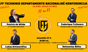 Balandžio 27 dieną – LFF atvirasis seminaras apie žaidimo organizavimą