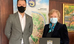 Vizito Birštone metu – bendravimas apie būsimą pasaulio salės futbolo čempionatą