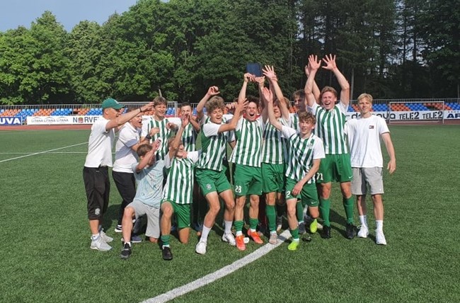 FK „Žalgirio“ U-17 komanda pirmoji užsitikrino EJL čempionų titulą