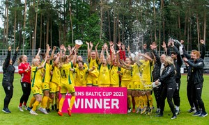Lietuvės triumfavo Baltijos taurės turnyre