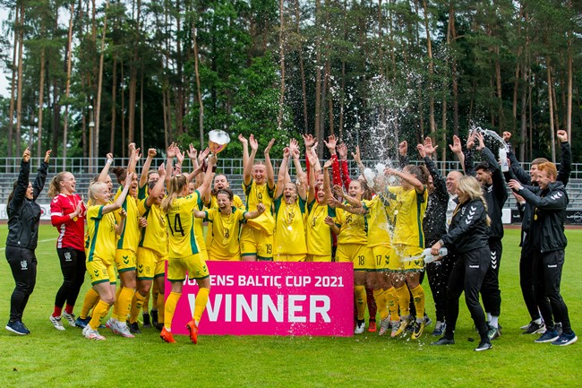 Lietuvės triumfavo Baltijos taurės turnyre