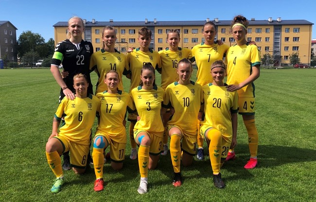 Merginų U-19 rinktinė sužaidė lygiosiomis su Latvija