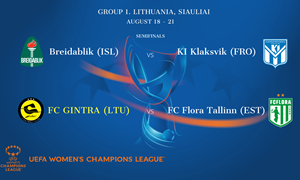 „Gintra“ sužinojo Šiauliuose vyksiančio UEFA Čempionių lygos atrankos turnyro varžoves