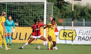 Pavyzdinį kovingumą demonstravusi Gintra sužaidė lygiosiomis su AC Milan