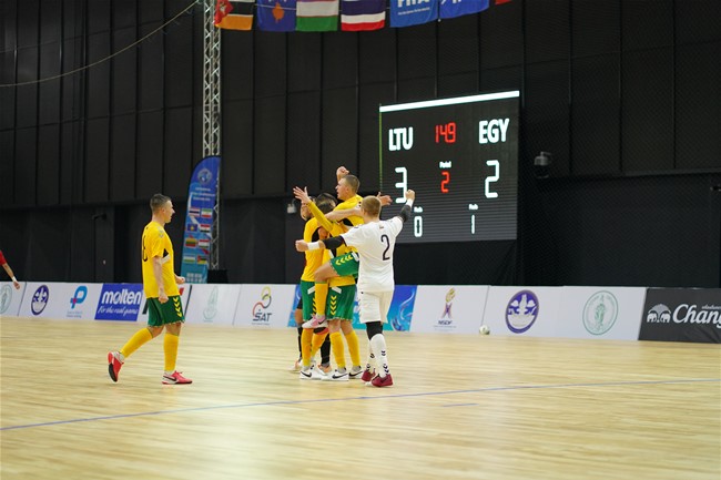 Lietuvos salės futbolo rinktinė nugalėjo 25-ąją pasaulio komandą