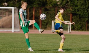 A lygos debiutantė G. Ulenskaitė: „Trenerė padarė taip, kad futbolu gyvenu 24 valandas per parą“