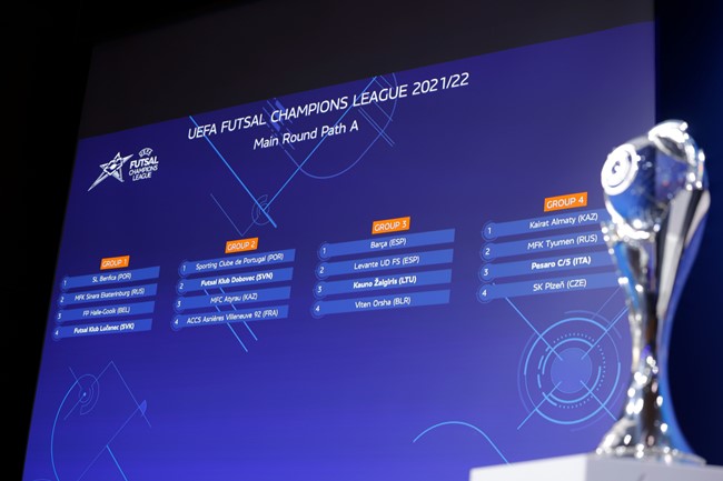 UEFA Futsal Čempionų lygos burtai „Kauno Žalgirį“ suvedė su „Barcelona“